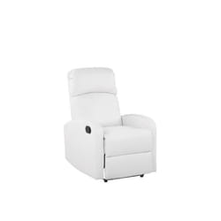 Fauteuil inclinable VIRRAT Cuir PU Blanc
