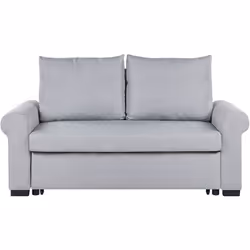 Canapé-lit 2 places gris clair au style traditionnel et rétro. Ce joli canapé convertible est une solution parfaite pour ceux ...