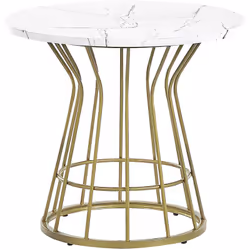 Table basse ronde au design glamour. Cette fabuleuse table basse confère à votre intérieur un aspect contemporain et glamour. ...