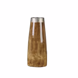 Vase décoratif effet bois foncé CYRENE