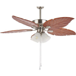 Beliani - Ventilateur de Plafond en Bois avec 4 Lampes Intégrées et 3 Vitesses Réglables Idéal pour Chambre ou Salon au Style Moderne Vintage et Rétro