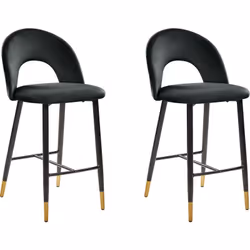 Chaises de bar rétro. Ces chaises sont le résultat d'un mélange parfait de rétro et de moderne. Le revêtement en velours est  ...