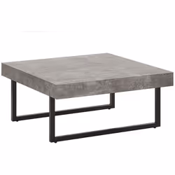 Table basse carré en effet béton de style industriel. Apportez un look et une sensation industriels ultra tendance dans votre ...