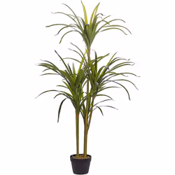 Plante artificielle décorative dracaena anita 147 cm de hauteur avec pot inclus. Créez une micro jungle dans votre salon et r ...