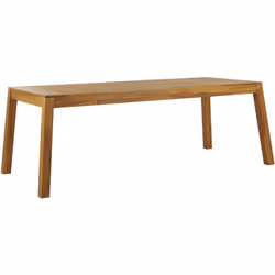 Table d'extérieur. Améliorez l'aspect de votre jardin et ajoutez une touche rustique avec cette table de salle à manger. Fabr ...