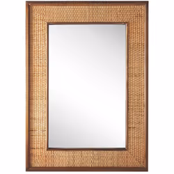 Miroir mural avec cadre décoratif en bois de sapin . Si vous cherchez un moyen facile pour ajouter la dernière touche de styl ...