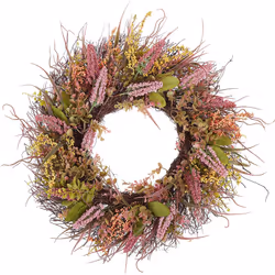 Couronne florale murale pour porte d'entrée . Cette magnifique couronne florale est un accessoire tape-à-l'oeil pour toutes l ...