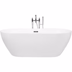 Baignoire centrale. Conçue pour l'expérience ultime du bain à bulles, cette baignoire ovale répondra à vos besoins, alliant u ...