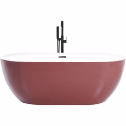 Baignoire centrale. Conçue pour l'expérience ultime du bain à bulles, cette baignoire ovale répondra à vos besoins, alliant u ...