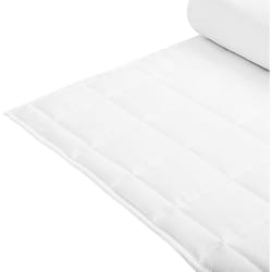 Beliani - Couette d'Été en Polyester et Coton Respirante 200 x 220 cm Appropriée pour Personnes Allergiques Légère Douce et Confortable