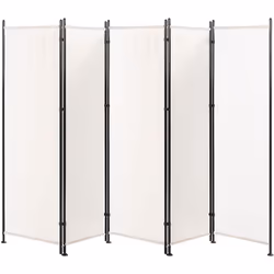 Paravent intérieur 5 panneaux au design moderne. Ce séparateur de pièces 5 panneaux au design moderne peut être utilisé de ma ...