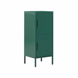 Armoire 2 portes en acier vert HURON