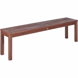 Banc d'extérieur. Relookez votre espace extérieur avec ce banc solide et durable. Fabriqué à partir de bois d'eucalyptus mass ...