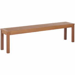 Banc d'extérieur. Enrichissez votre jardin, votre balcon ou votre salon avec ce banc rustique à la forme moderne et intéressa ...