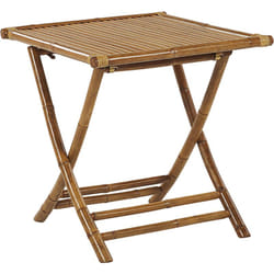 Petite Table de Jardin Bistrot Pliante 70 x 70 cm Facile à Ranger et Légère Idéale pour Jardin ou Terrasse Moderne Beliani