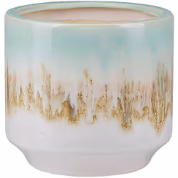 Vase à fleurs déco en céramique multicolore résistant à l'eau . Aucune déco intérieure n’est complète sans les accessoires !  ...