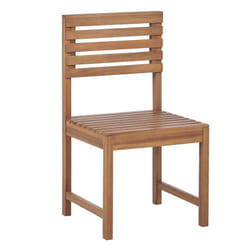 Beliani - Mobilier de Terrasse Modulable 1 Chaise en Bois d'Acacia Treia
