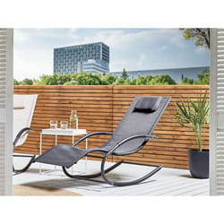 Transat à bascule - BELIANI - CARANO II - Gris - Design moderne et ergonomique