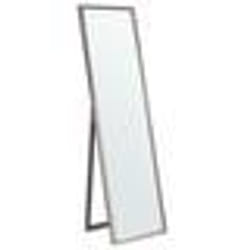 Miroir sur pied rectangulaire 40 x 140 cm argenté TORCY