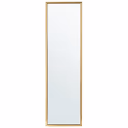 Miroir sur pied 40 x 140 cm doré TORCY