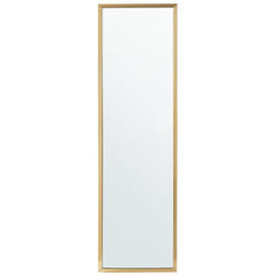 Miroir sur pied 40 x 140 cm doré TORCY