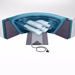 Kit pour matelas à eau. Profitez de l'ultime expérience de relaxation avec ce matelas à eau et ses accessoires. Facile à asse ...