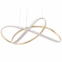 Lampe à suspension LED au design moderne et glamour. Cette lampe LED est parfaite pour tous ceux qui apprécient les formes él ...