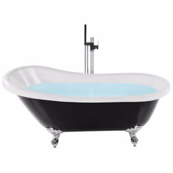 Baignoire îlot noire 170 x 76 cm CAYMAN
