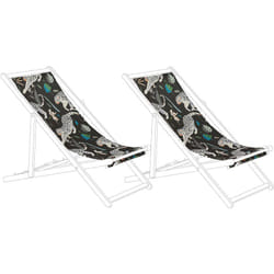 Toiles de Rechange Modernes Design Tendance Motif Animaux Lot de 2 Anzio / Avellino