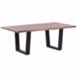 Table basse en bois dacacia naturel et noir GRENOLA