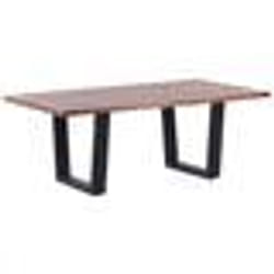 Table basse en bois dacacia naturel et noir GRENOLA