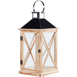 Lanterne au Design Moderne Surface Vitée et Acier Cuivré pour Bougie à l'Intérieur ou Extérieur Beliani