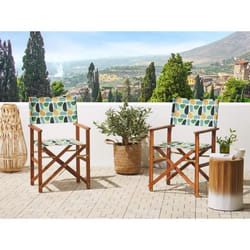 Set de 2 toiles de rechange pour chaises avec motif taches multicolore CINE