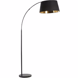 Lampadaire elégant avec intérieur cuivré. Illuminez votre intérieur avec ce lampadaire exceptionnel en forme d'arche. Doté d' ...