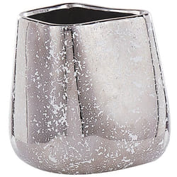 Vase décoratif en céramique 20 cm argenté CIRTA
