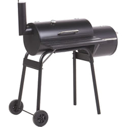 Beliani KATLA Grill Chariot Charbon de bois (combustible) Noir