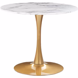 Table de cuisine ronde au design glamour. Cette jolie table de repas au design traditionnel et élégant peut aussi bien trouve ...