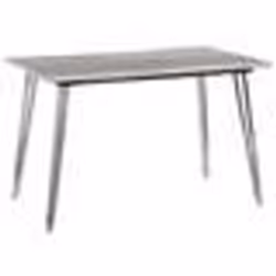 Table de salle à manger effet marbre 120 x 70 cm GREYTON