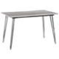 Table de salle à manger effet marbre 120 x 70 cm GREYTON