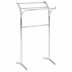 Porte-serviettes 51 x 91 cm argenté YOPAL
