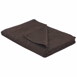 Couverture de lit décoratif avec motif en relief. Donnez à votre lit un look élégant avec cette adorable couvre-lit marron. I ...