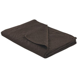 Beliani - Couvre-lit Jeté de lit à Motif Gaufré 140 x 210 cm Marron Rayen