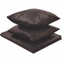 Couverture de lit décoratif avec deux coussins motif en relief. Donnez à votre lit un look élégant avec cette adorable couver ...