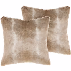 Coussins en peluche avec fermeture éclair. Extrêmement agréables au toucher et d'un aspect très tendance, ces coussins décora ...