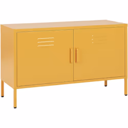 Armoire de rangement industrielle. Améliorez votre espace de vie ou votre bureau à domicile avec ce buffet industriel et mult ...