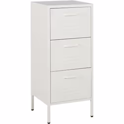 Commode de bureau en acier. Grâce à sa structure mince, cette armoire s'intègre dans n'importe quelle pièce, vous aidant à ma ...