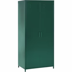Vestiaire de rangement en acier au look industriel. Désencombrez votre bureau à domicile avec ce meuble de rangement industri ...