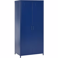 Vestiaire de rangement en acier au look industriel. Désencombrez votre bureau à domicile avec ce meuble de rangement industri ...