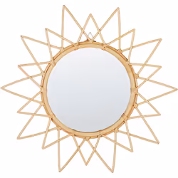 Miroir rond avec cadre soleil. Il n'y a rien de plus élégant qu'un miroir en forme de soleil. Ce design est très apprécié, et ...