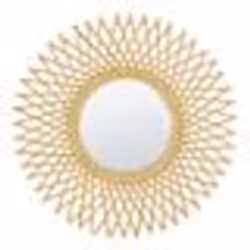 Miroir mural rond en rotin 60 cm TAGOLU